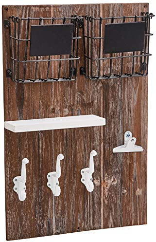 HAKU Möbel Memoboard Vintage, Massivholz, MDF, Metall - Maße: B 37 cm x H 55 cm x T 9 cm, Style: Industrial