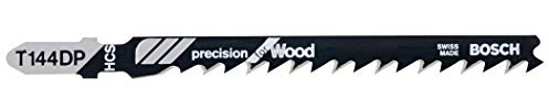 Bosch T144DP 5-teilig 4 in. 6 TPI Präzision für Holz T stichsägeblättern