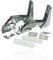 Set Scharnier Türscharnier oben unten Kühlschrank 481231018626 Whirlpool Bauknecht