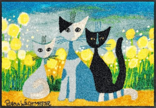 Salonloewe Fussmatte Springtime I Schmutzfangmatte & Fußabtreter für Innen 50 x 75 cm