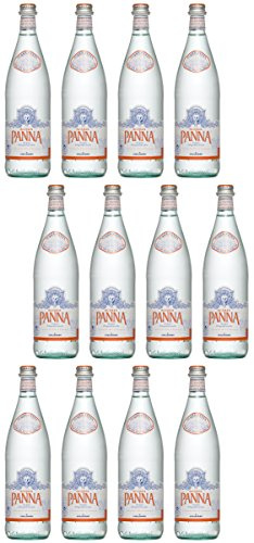 Acqua Panna: Natural Spring Water 25.36 Fluid Ounce (75cl) Glass Bottles (Pack of 12) [ Italian Import ]