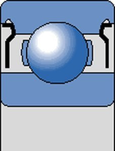 SKF Kugellager 6202–2Z/LHT23 Rillenkugellager einreihig