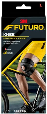 FUTURO Performance Knee Support, Ideal for General Support and Exercise, Large