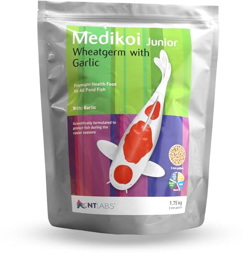 NT Labs Medikoi Wheatgerm Garlic Junior 3mm Pond Pellets (1.75kg)