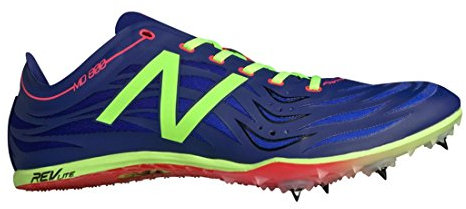 New Balance Herren MD800V4 Track Spike Shoe, Blue/Lime, 43 EU