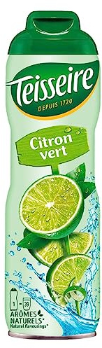 Lime (Citron Vert) Teisseire all natural Lime (Citron Vert) Syrup 600 ml 20.3oz, One