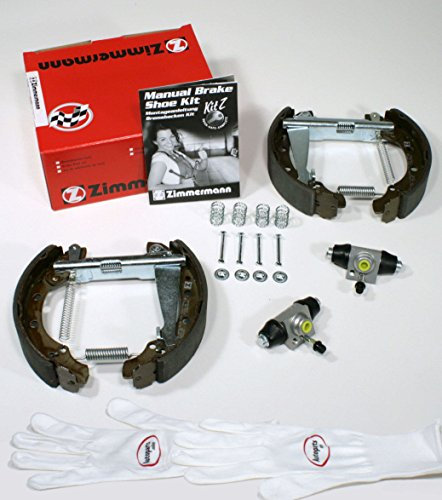 Zimmermann Bremsbacken Kit Z - vormontiert/einbaufertig + Radbremszylinder für hinten/für die Hinterachse
