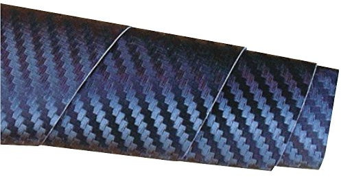 INDIGOS UG Premium Autofolie in Carbon Optik - Meterware - Folie Höhe 1,52 m - Aufkleber fürs Auto - für Fahrzeugbeschriftung - Carbonfolie - Carbon Folie - schwarz