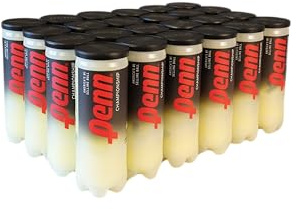 Penn Championship Tennis Balls - Extra Duty Felt Pressurized Tennis Balls - 24 Cans, 72 Balls