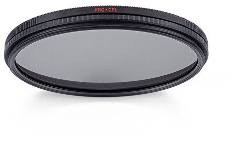 Manfrotto MFPROCPL-62 Professional Filtre Polarisant Circulaire 62 mm Noir