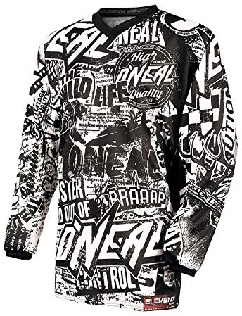 O'NEAL Kinder Jersey Element Wild Youth, Schwarz, Medium, 0025W-8