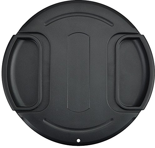 JJC 72 mm Snap on/Clip-On Objektivdeckel Schutz Cover mit Keeper für DSLR Kamera – Schwarz
