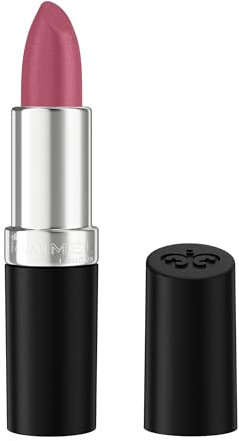 Rimmel Lasting Finish Lipstick 066 Heather Shimmer, Creamy Satin Finish, Long Lasting 8 HR Wear, Comfortable Formula, Rich Pigment