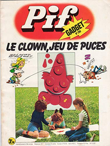 Pif-Gadget n° 290/1528 - Le clown, jeu de puces - magazine seul (sans le gadget)