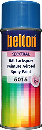 belton spectRAL Lackspray RAL 5015 himmelblau, glänzend, 400 ml - Profi-Qualität
