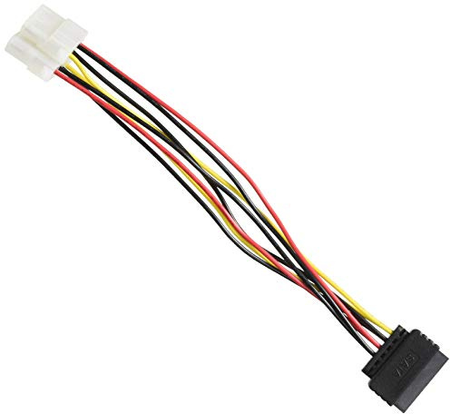 Delock Kabel Power SATA 15pin > 2X 4pin Molex Buchse 20cm