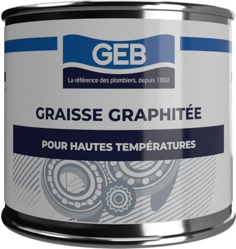 GEB Grasa grafiada para cerradura, lubricación seca y sellado de sistemas sometidos a altas temperaturas o muy fuertes carga - Bote 350g
