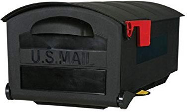 Solar Group MB515B Rural Mailbox, Medium, Black