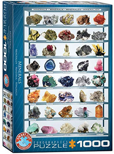 Eurographics 6000-2008 Minerals of the World Puzzle, Various, 48 x 68 cm