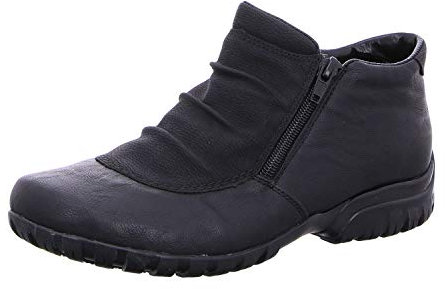 Rieker Damen L4691 Warm gefüttert Classics Kurzschaft Stiefel und Stiefeletten, Schwarz (Schwarz/Schwarz/01), 36