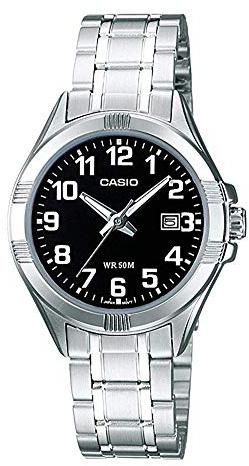 Casio DamenArmbanduhr Analog Quarz Edelstahl LTP-1308PD-1BVEF