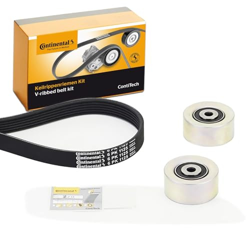 Contitech 6PK1125K1 Keilriemen, mehrfarbig