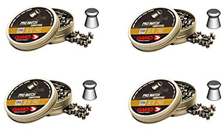 Outletdelocio 4 latas de 250 perdigones Copa Diabolo Pro-Match Competición. Calibre 5,5mm. Modelo Gamo 321825