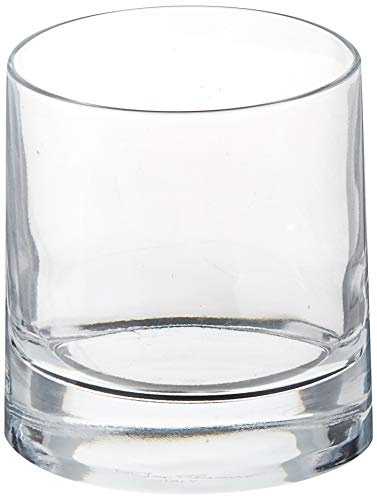 Luigi Bormioli 7540088 Veronese Box of 6 Short, Clear Crystal Tumblers, 8.3 x 8.3 x 9.1 cm