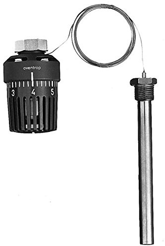 Oventrop Temperaturregler mit Tauchfühler 40-70 °C, Kapillarrohr 2 m