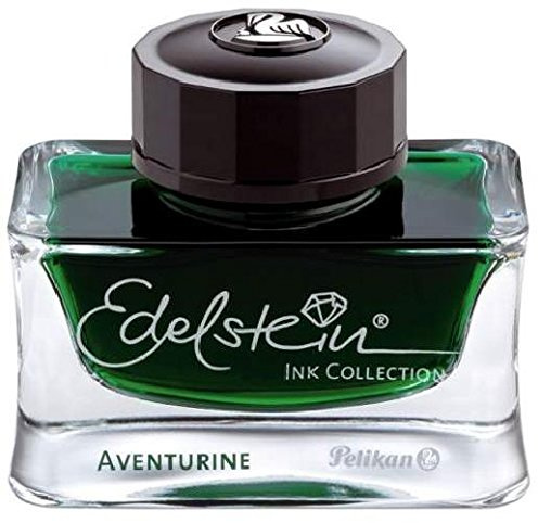 Tintenglas 50ml Aventurin grün PELIKAN 339366 Edelstein EIGR