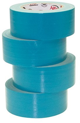Alfa Ruban de masquage – Pour l'extérieur – 35 mm x 25 m – 4 pièces | Adhésif de masque en tissu avec filtre UV intégré, se déchire facilement à la main. Qualité professionnelle. Résiste à l'eau.