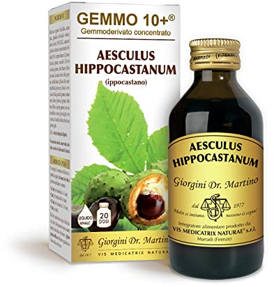 Dr Giorgini Integratore Alimentare, Ippocastano Gemmoderivato Concentrato Liquido Analcoolico - 100 ml