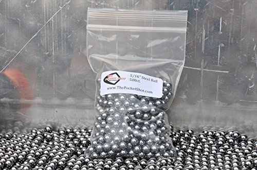 The Pocket Shot Steel 5/16 inch Slingshot Ammo (500 Count)