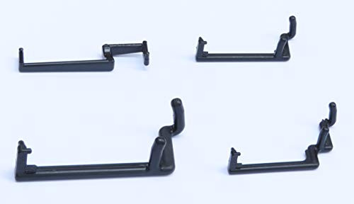 Astklammern-Set, 4 verschiedene Modelle, 25 Stück