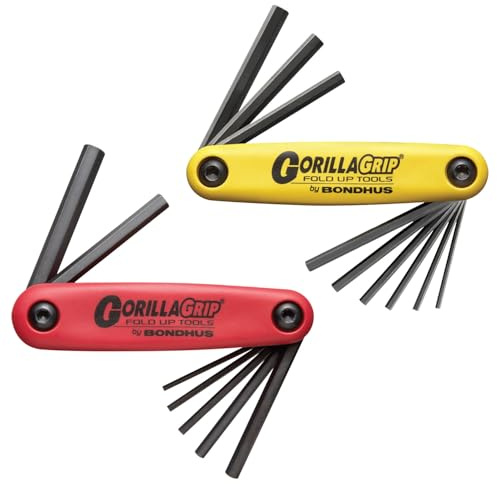 Bondhus, GORILLAGRIP HF16, 12522 - Llaves hexagonales plegables