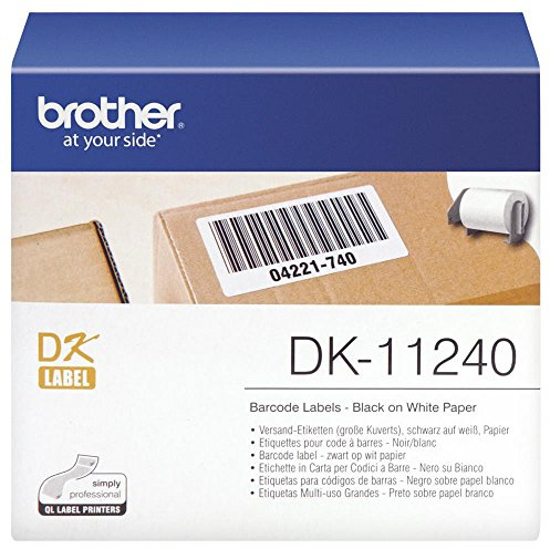 Brother Etiquetas de envío, Negro y Blanco, 102 x 51 mm