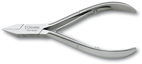 3 Claveles 244 - Alicate Para Uñas Encarnadas 3 Cm Inoxidable, Cranberry