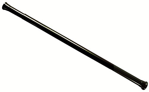 DUSCHVORHANGSTANGE TELESKOPSTANGE KLEMMSTANGE FÜR DUSCHVORHANG! (190-300 cm, Schwarz) Gardinenstange
