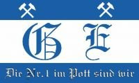 Flagge 90 x 150 : Gelsenkirchen Nr.1 im Pott Schalke
