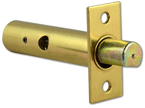 Yale P-M444-PB Door Security Bolt, Polished Brass Finish, Standard Security, Visi Packed, suitable for hinged and wooden doors