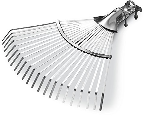 Ausonia - 35116 Râteau à éventail réglable en acier zingué