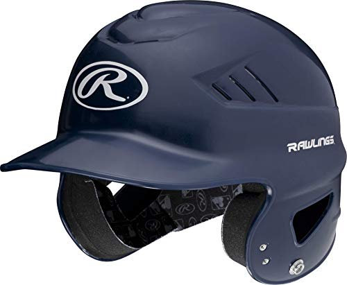 Rawlings Coolflo Nocsae Batting Helm, Marineblau, One Size