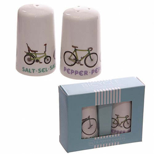 Novelty Salt and Pepper Set Cycling Design