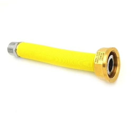 FLESSIBILE INOX PER CONTATORE GAS Maschio Femmina MF cm 20 1 1/4 x 3/4