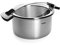 WOLL – Concept PRO Kochtopf Ø 24 cm Edelstahl mit Deckel, 13,5 cm hoch, 6,0 l – Induktion – für alle Herdarten – backofenfest bis 220 °C – silber