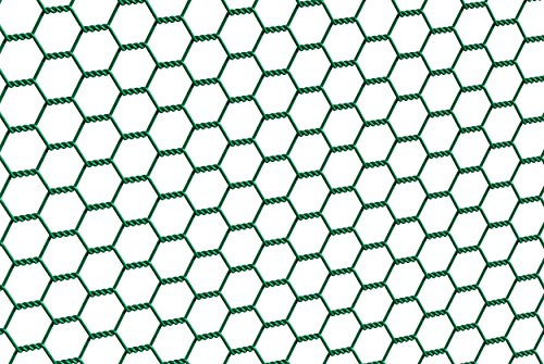 Alberts 614218 Sechseckgeflecht | verschiedene Längen und Höhen - wahlweise in verschiedenen Farben | grün | Maschung 13 mm | Höhe 100 cm | Länge 25 m