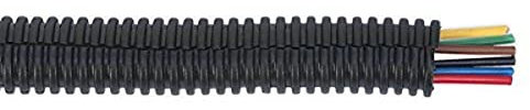 Sealey CTS12100 Ø12-16mm Split Convoluted Cable Sleeving - 100mtr