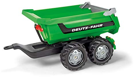 Rolly Toys Anhänger / rollyHalfpipe Deutz (Zweiachsenanhänger mit Kippfunktion, für Kinder ab 3 Jahre) 122240