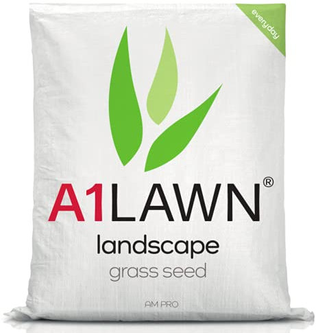 A1 Lawn Landscape Grass Seed, 5kg (140m2) - High Coverage & Fast Growing Lawn Seed, Ideal for Playing Fields & Large Areas, Child & Pet Friendly, High Coverage UK Quality DEFRA Approved (AMPRO27)