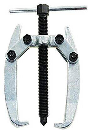 KATSU Two Jaw Gear Bearing Puller 70mm, Carbon Steel Mini 2 Arms Gear Armature Bearing Extractor Puller Removal Hand Tool for Car Motorcycle Auto Reparing 45050703